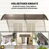 Outsunny stříška stříška na vchodové dveře 75x195x23 cm Náhled obrázku produktu 6