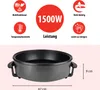 alpina Bratpfanne XXL Ø 42CM Multifunktionale Pfanne 1500W Produktbild-Vorschau 3