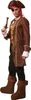A man dressed as a pirate holding a pistol. Produktbild-Vorschau