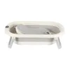 Faltbare Baby Badewanne,Babybadewanne mit Thermometer und Produktbild-Vorschau 1
