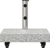 vidaXL Pied de parasol gris 45 x 25 x 45 cm granit Voir les images du produit 3