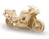 Pebaro | Dřevěná stavebnice závodní motorky Náhled obrázku produktu 3