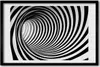 Bild 60x40 MDF-Rahmen, Wandkunst 3D-Tunnel Produktbild-Vorschau 1