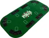 A green poker table mat with cup holders and card spaces. Náhled obrázku produktu
