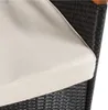 vidaXL 5dílný zahradní jídelní set s polštáři Poly ratan Náhled obrázku produktu 7