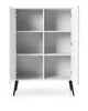 Kommode 100 cm Gerly - Loft, Metallbeine, geriffelten Produktbild-Vorschau 3