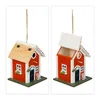 Casetta per uccelli decorativa Relaxdays, stile rustico, in Anteprima dell’immagine prodotto 6