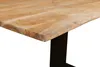 Esstisch Baumkante massiv Akazie eichefarben 140 x 80 cm Produktbild-Vorschau 3
