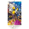 A vertical panel depicting a vibrant coral reef with various colorful fish swimming among the coral. Produktbild-Vorschau