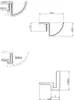 BuyLando Regenrinne für Vordach 200cm Silber 10,8-17,5mm Produktbild-Vorschau 3