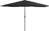 vidaXL Parasol avec mât métallique 390 cm noir Voir les images du produit 7