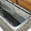 Panca da giardino con vano portaoggetti 120 cm in poly Anteprima dell’immagine prodotto 9