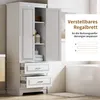 Armoire INONEFT de 157 cm avec 2 portes et 2 tiroirs, 3 Voir les images du produit 5