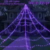 Światła pajęczej sieci do dekoracji Halloween na zewnątrz - Podgląd zdjęcia produktu 3