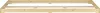 A wooden bed frame on a white background. Produktbild-Vorschau