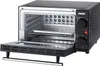 An open black toaster oven is shown against a white background. Náhled obrázku produktu