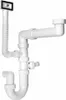 Bruckner Spülbecken-Siphon raumsparend, mit Überlauf und Produktbild-Vorschau 1