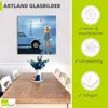 ARTland Glasbild Französisch Blau Größe: 40x40 cm Produktbild-Vorschau 3