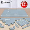 18 puzzle podložek na ochranu podlahy Fitness - 30x30 šedá Náhled obrázku produktu 9