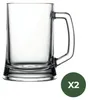 Pasabahce Pub Bierglas 500 ml – Klares Glas mit Henkel, 2er Produktbild-Vorschau 3