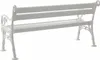 3er-Bank Linderhof 160 cm weiß Vollkunststoff Produktbild-Vorschau 2