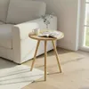 Carenza Home Beistelltisch Rund Eiche Dreibein Holzbeine Produktbild-Vorschau 4