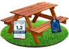ITA Kindersitzgarnitur aus Holz Braun - Kinder Produktbild-Vorschau 2