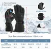 Qunature 1 paar Winter Skihandschuhe Winddichte Touchscreen Produktbild-Vorschau 2