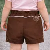 BONDI Mädchen Kunstleder Shorts Hose "Hirsch" 86855 | Braun Produktbild-Vorschau 4