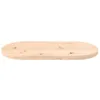 vidaXL Tischplatte 60x30x2,5 cm Massivholz Kiefer Oval Produktbild-Vorschau 9