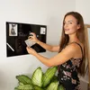 Relaxdays Magnetisch bord, beschrijfbaar, inclusief 3 Productafbeelding-voorbeeld 3