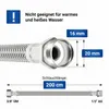 Flexschlauch 200 cm 1/2 Zoll (20 mm) AG x 3/8 Zoll (18,5 Produktbild-Vorschau 3