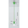 Hängeleuchte DIEGO 1 grün 1xE27 15W PVC 90x9x9cm Sollux Produktbild-Vorschau 17