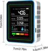 monitor kvality vzduchu v místnosti 5 v 1, přenosný Náhled obrázku produktu 2