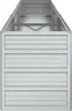 A top-down view of a galvanized steel garden raised bed. Náhled obrázku produktu