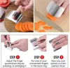 4er-Pack Fingerschützer zum sicheren Schneiden von Gemüse Produktbild-Vorschau 5