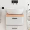 Waschtischplatte Hellbraun 40x30x(2-6) cm Massivholz Produktbild-Vorschau 2