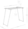 A line drawing of a drying rack for a bathtub. Produktbild-Vorschau