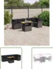 The Living Store 7-tlg. Garten-Sofagarnitur mit Kissen Produktbild-Vorschau 1