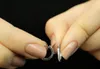 0,14 Carat Diamant Creolen 585`er 14 Karat Weißgold Produktbild-Vorschau 2