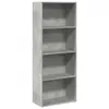 vidaXL Bücherregal Betongrau 60x30x152 cm Holzwerkstoff Produktbild-Vorschau 1