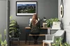 Bild 100x70 MDF-Rahmen Wandkunst Lake Forest Berglandschaft Produktbild-Vorschau 3