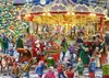 The Christmas Carousel 2x1000 Teile Puzzle Produktbild-Vorschau 3