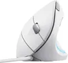 A white vertical computer mouse is shown in a side profile against a white background. Anteprima dell’immagine prodotto