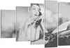 Bild auf Leinwand - Leinwandbild - 5 Teile - Vintage Produktbild-Vorschau 1