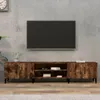 vidaXL TV skříňka kouřový dub 180x31,5x40 cm odvozený Náhled obrázku produktu 2