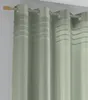 Ösen-Vorhang Kessy Biese salbei mit eleganter Stoff-Blende Produktbild-Vorschau 2