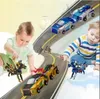 Magnetyczna zabawka auto dinozaur złoty 2 w 1 transformacja Podgląd zdjęcia produktu 4