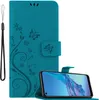 Cadorabo Housse pour Oppo A53s en FLORAL BLEU Housse de Voir les images du produit 1