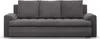 Sofa 3-Sitzer mit Schlaffunktion Foresta, Cord - Dunkelgrau Produktbild-Vorschau 1